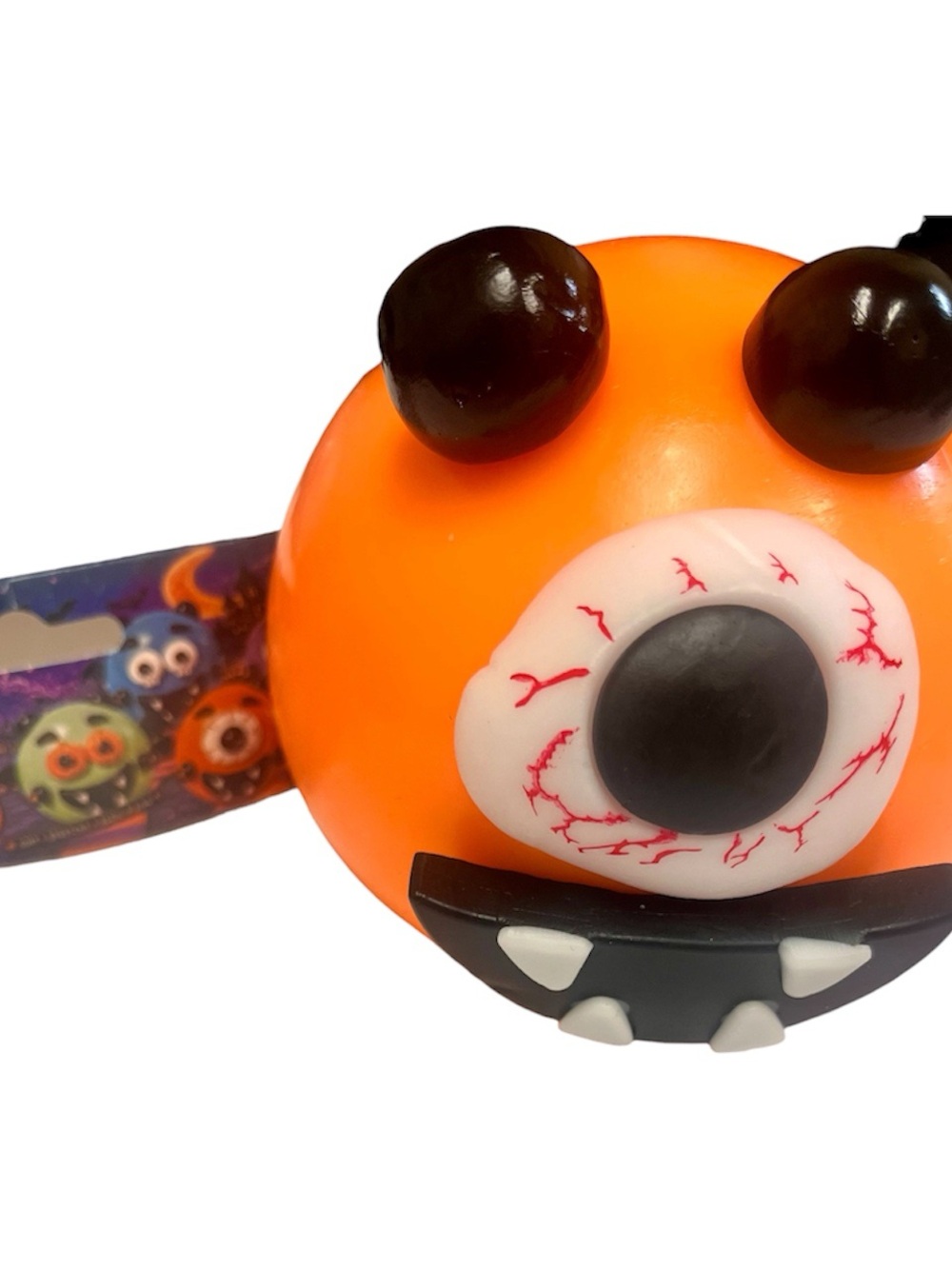 Squishy Monster Smasher- Orange Eyeball Monster